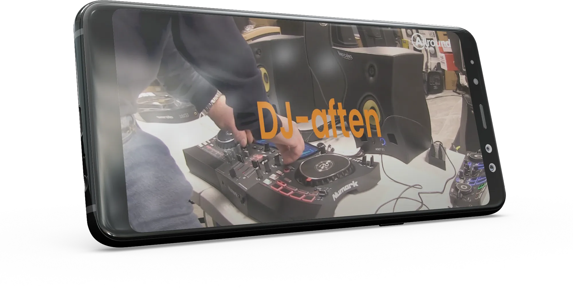 DJ-billede fra en Allround Musik-aften