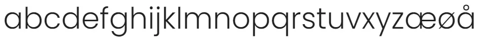 poppins-skrifttype