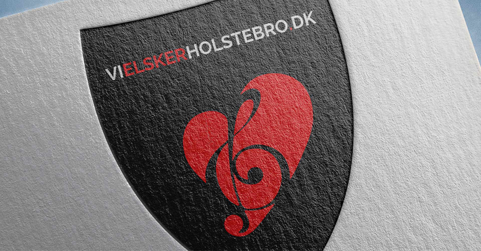 Logo - vi elsker Holstebro